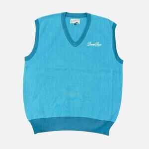 NEW Bogey Boys Macklemore Men's Logo Vest in Sky Blue Size XXL